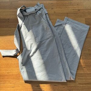 Gray Dress Pants with Belt
